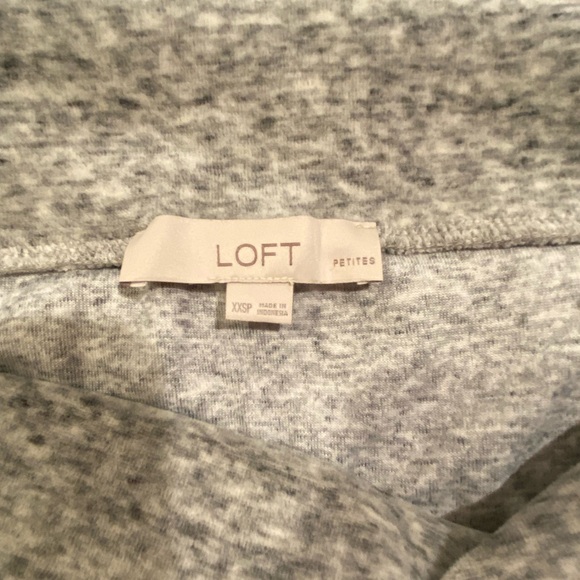 Loft Off-the-Shoulder Velour Sweatshirt - Picture 2 of 7